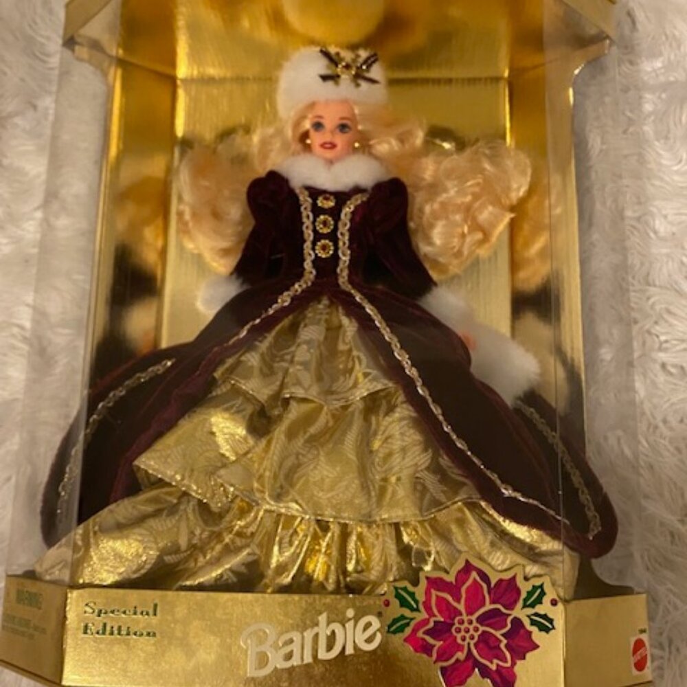 Barbie 1996 Happy Holidays Barbie Special Edition, Unopened Undamaged - Picture 6 of 6